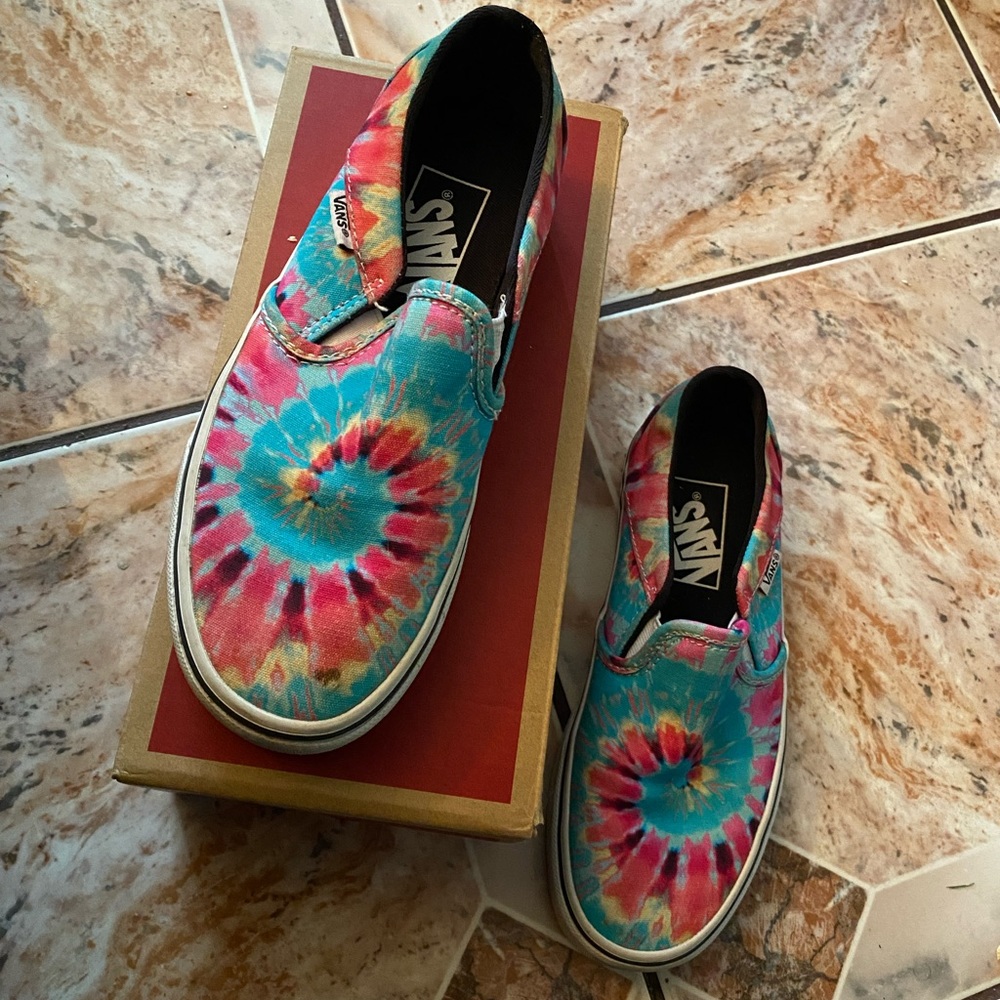 Tie dye vans